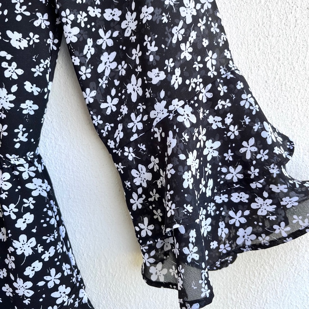 H&M | Floral Print Flounced Dress - Picture 9 of 16